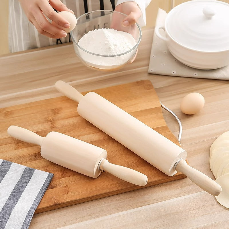 Natural Wooden Rolling Pin for Baking and Pastry