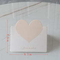 Pastel Heart Note Cards with Matching Envelopes 20 Piece Set