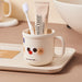 Cute Dog Plastic Mug – Adorable Cartoon Drinking Cup with Handle