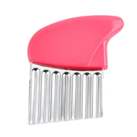 Stainless Steel Crinkle Cutter Wavy Potato Slicer Vegetable Cutting Tool