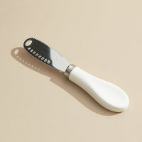 Ceramic Handle Spreader Knife – Stainless Steel Butter and Cheese Knife