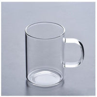 Borosilicate Glass Mug – Colorful Handle Drinking Cup
