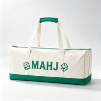 Portable Mahjong Storage Bag – Large Capacity Zipper Carrying Tote for Mahjong Tiles, Accessories, Travel, Game Night & Home Organization