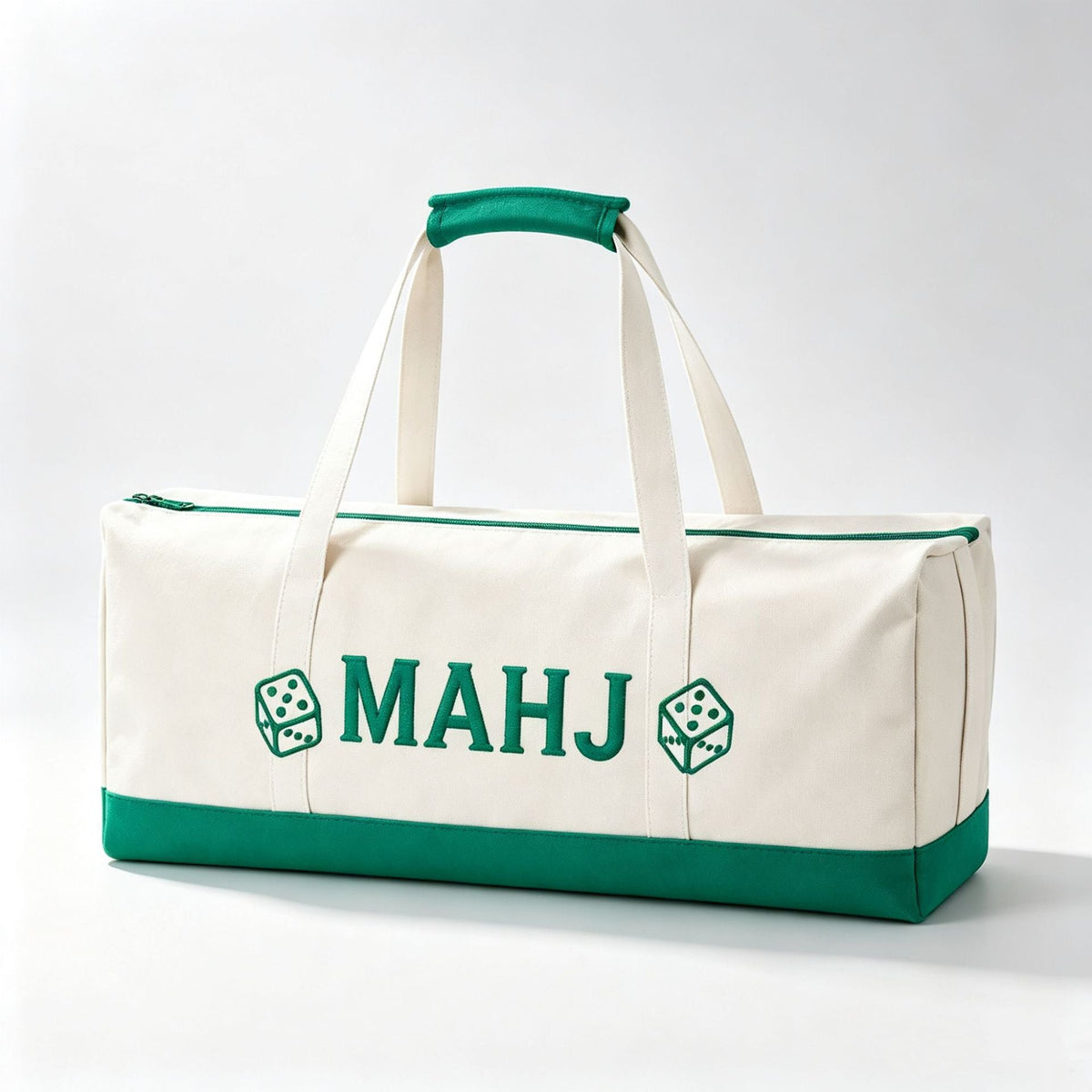Portable Mahjong Storage Bag – Large Capacity Zipper Carrying Tote for Mahjong Tiles, Accessories, Travel, Game Night & Home Organization