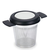 304 Stainless Steel Tea Infuser Basket Fine Mesh Filter with Lid