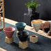 Ceramic Coffee Cup with Square Base – 200 ml Conical Drink Cup for Latte, Tea, Espresso, Dessert & Home Café Use