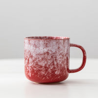 220ml Ceramic Coffee Mug – Reactive Glaze Stoneware Cup with Handle for Coffee, Tea, Latte, Café, Restaurant & Home Drinkware