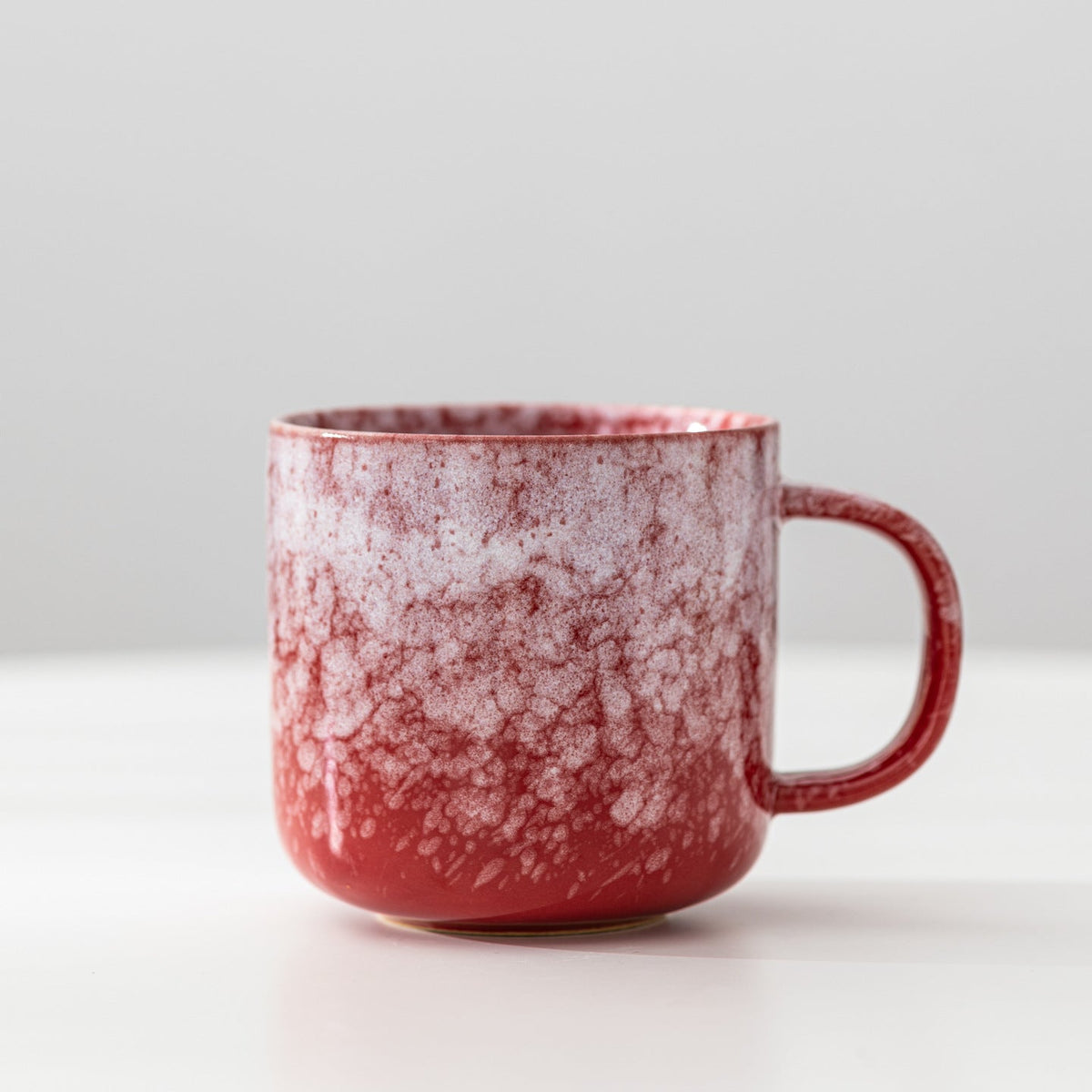 220ml Ceramic Coffee Mug – Reactive Glaze Stoneware Cup with Handle for Coffee, Tea, Latte, Café, Restaurant & Home Drinkware