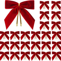 Velvet Christmas Decorative Bows