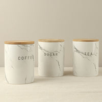 Marble Ceramic Storage Jar – 700ml Kitchen & Home Canister