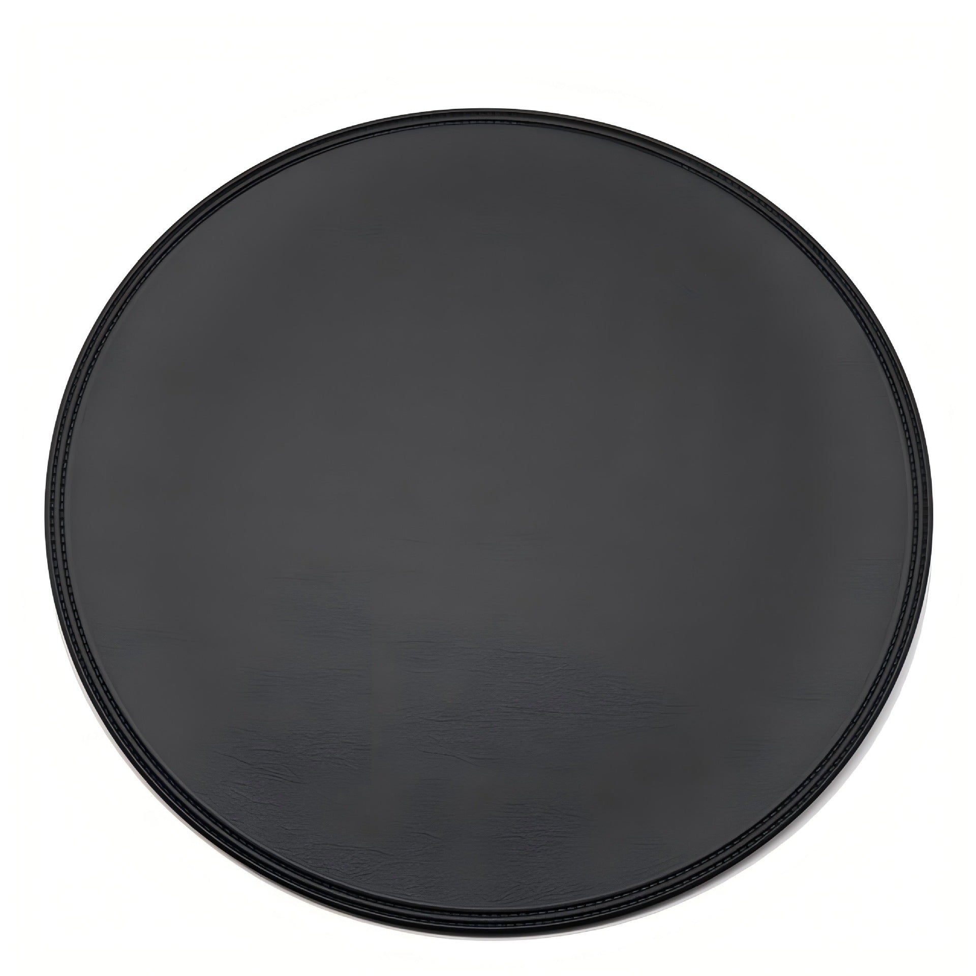 Round Faux Leather Placemat, Waterproof Heat Resistant Table Mat