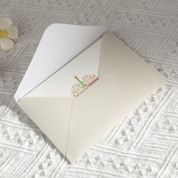 3D Pop-Up Birthday Card with Envelope, Colorful Cake Greeting Card
