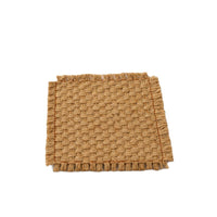 Woven Cotton Coaster Set（4Pc） – Square Rustic Drink Mats