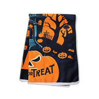Halloween Kitchen Towel Cute Ghost Pumpkin Bat Print Microfiber Dish Towel