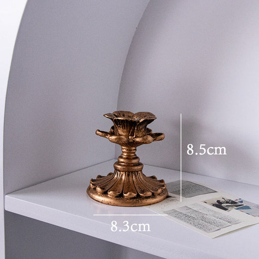Vintage Gold Candle Holder – French Inspired Wedding & Home Décor