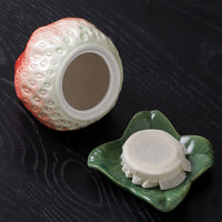 Strawberry Ceramic Storage Jar – Decorative Tea & Candy Canister