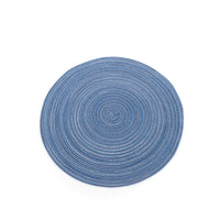 Round PVC Woven Placemat   Heat Resistant Table Mat Coaster for Kitchen Dining
