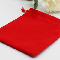Soft Velvet Drawstring Gift Pouch Jewelry Storage Bag