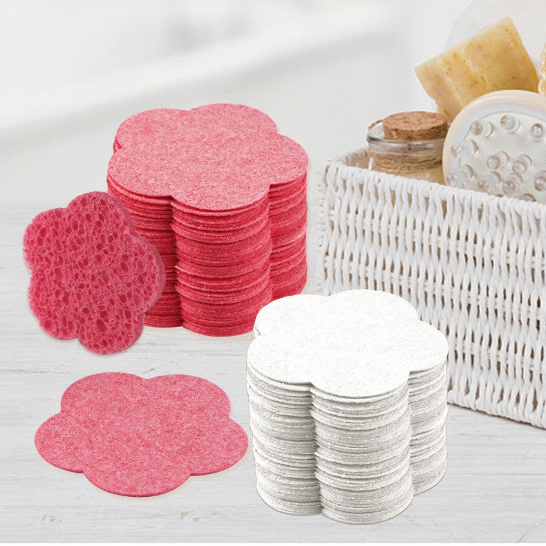 Flower Shaped Cellulose Kitchen Sponges for Dishwashing and Cleaning