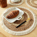 Woven Seagrass Trivet with Tassels, Round Heat Resistant Placemat & Plate Mat