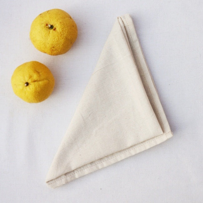 Cotton Linen Cloth Napkins, 42 x 42 cm Reusable Dinner Napkins for Everyday Dining, Weddings and Table Settings