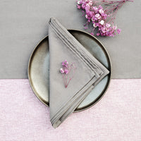Linen Cotton Cloth Dinner Napkin for Everyday and Wedding Tables