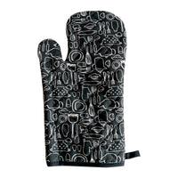 Kitchen Oven Mitt Set, Heat-Resistant Baking Gloves and Pads