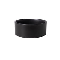 Black Ceramic Cat Bowl Raised Pet Feeding Dish
