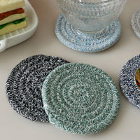 Nordic Cotton Rope Coasters, Thick Heat-Resistant Insulated Drink Mats