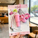 PVC Sports Bag Charm Keychain with Mini Tumbler and Headphone Charms