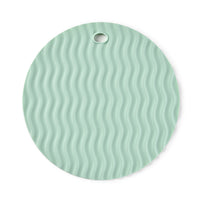Wavy Textured Round Silicone Trivet, Multi‑Purpose Heat‑Resistant Pot & Cup Mat
