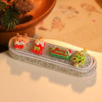 Christmas Rhinestone Parking Phone Number Display