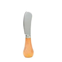 Self-Standing Butter Spreader Knife with Wooden Handle, 4.7 in