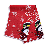 Christmas Microfiber Kitchen Towel Festive Tree Print Absorbent Dish Cloth Holiday Kitchen Decor