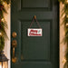Metal Christmas Hanging Sign – Merry Christmas Wall Door Decoration Holiday Ornament for Home, Party & Seasonal Decor