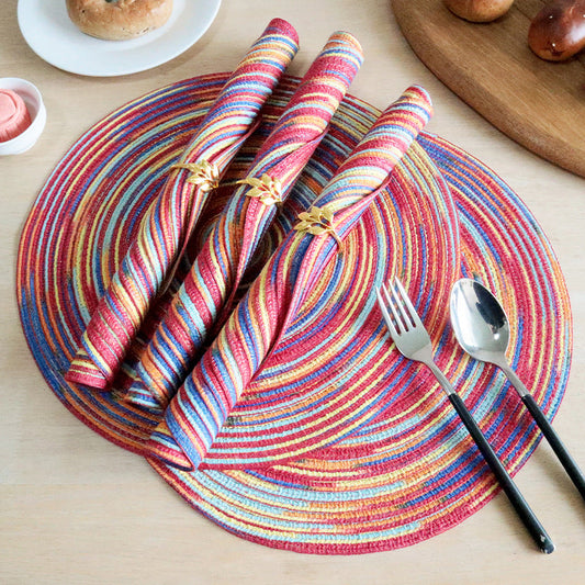 Gradient PP Table Mat, Color-Dyed Dining Placemat