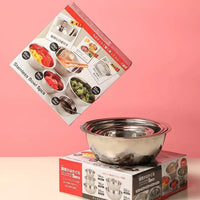 Thickened Stainless Steel Mixing Bowl Stackable Kitchen Prep Bowl