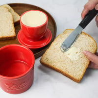 Ceramic Butter Dish with Lid – Butter & Cheese Storage Container