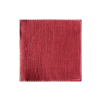 Solid Linen Coaster, Heat-Resistant Tea Cup Mat