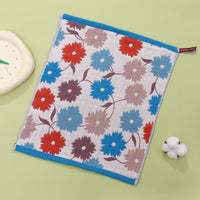 Four Layer Cotton Gauze Hand Towel Floral Printed Soft Absorbent Washcloth