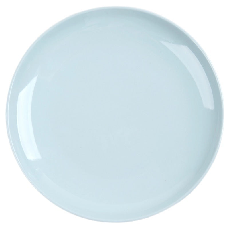 Melamine Dinner Plate – 8 Inch Round Lightweight Tableware Plate for Dining & Serving