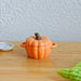 Miniature Alloy Pumpkin Ornament for Dollhouse and Fairy Garden Decor