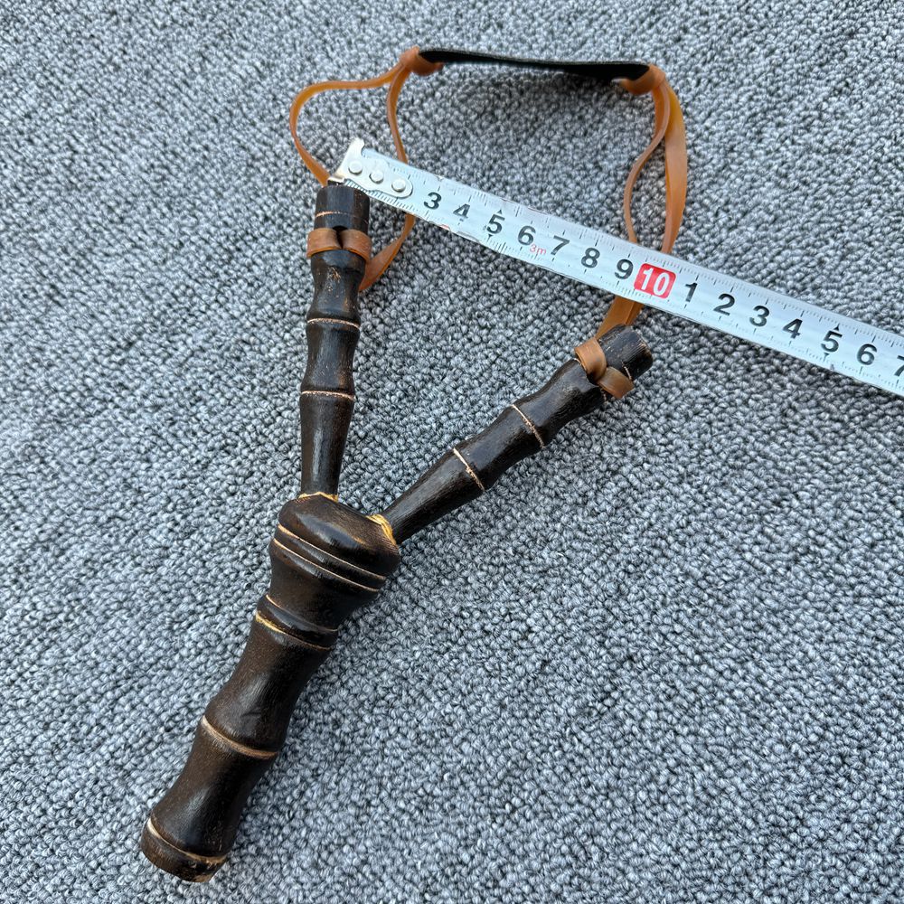 Natural Wooden Slingshot Toy | Traditional Outdoor Wooden Toy for Kids & Gift Shops