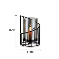 Artistic Iron Candleholder Design Decor, Modern Home Accent