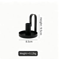 Handheld Single Head Candleholder Craft Decor, Iron Art