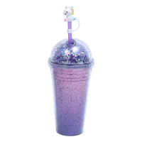 18oz Sakura Double Wall Tumbler with Straw