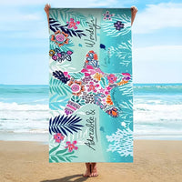 Travel Friendly Microfiber Beach Shawl Towel Lightweight Quick Dry Absorbent Bath & Pool Wrap