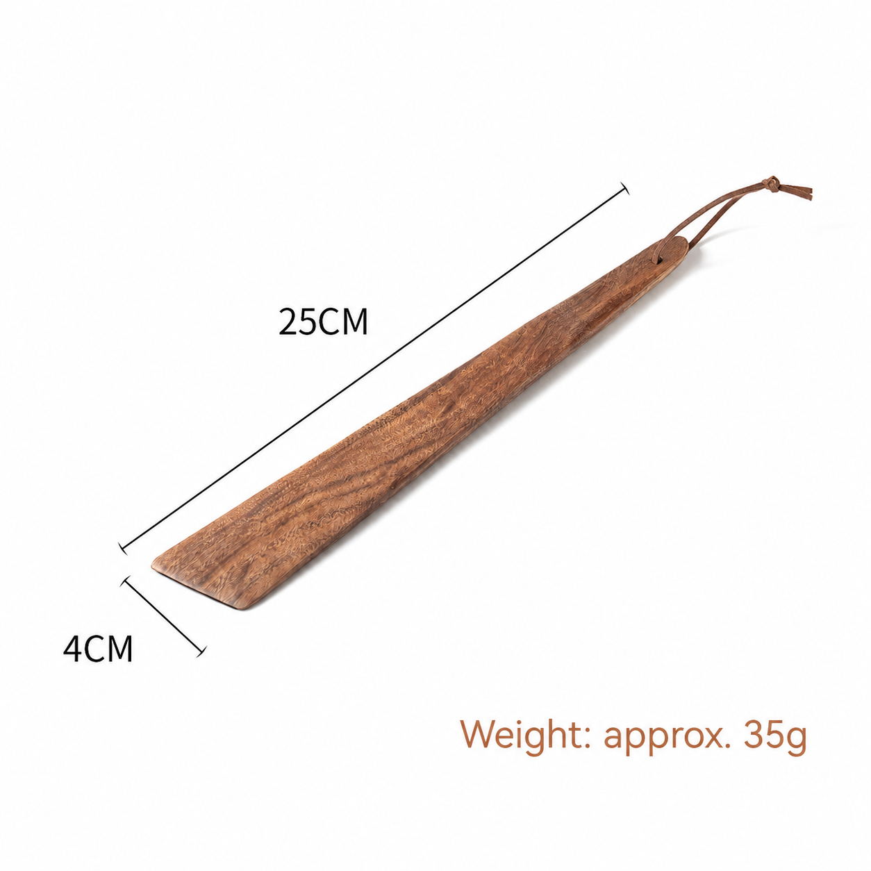 Natural Wooden Rice Paddle, Nonstick Serving Spoon for Rice & Cooking