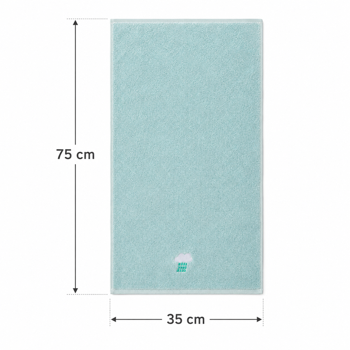 Cute Embroidered Hand Towel – Soft Absorbent Kitchen & Bathroom Towel