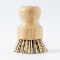 Bamboo Kitchen Cleaning Brush Pot Scrub Brush